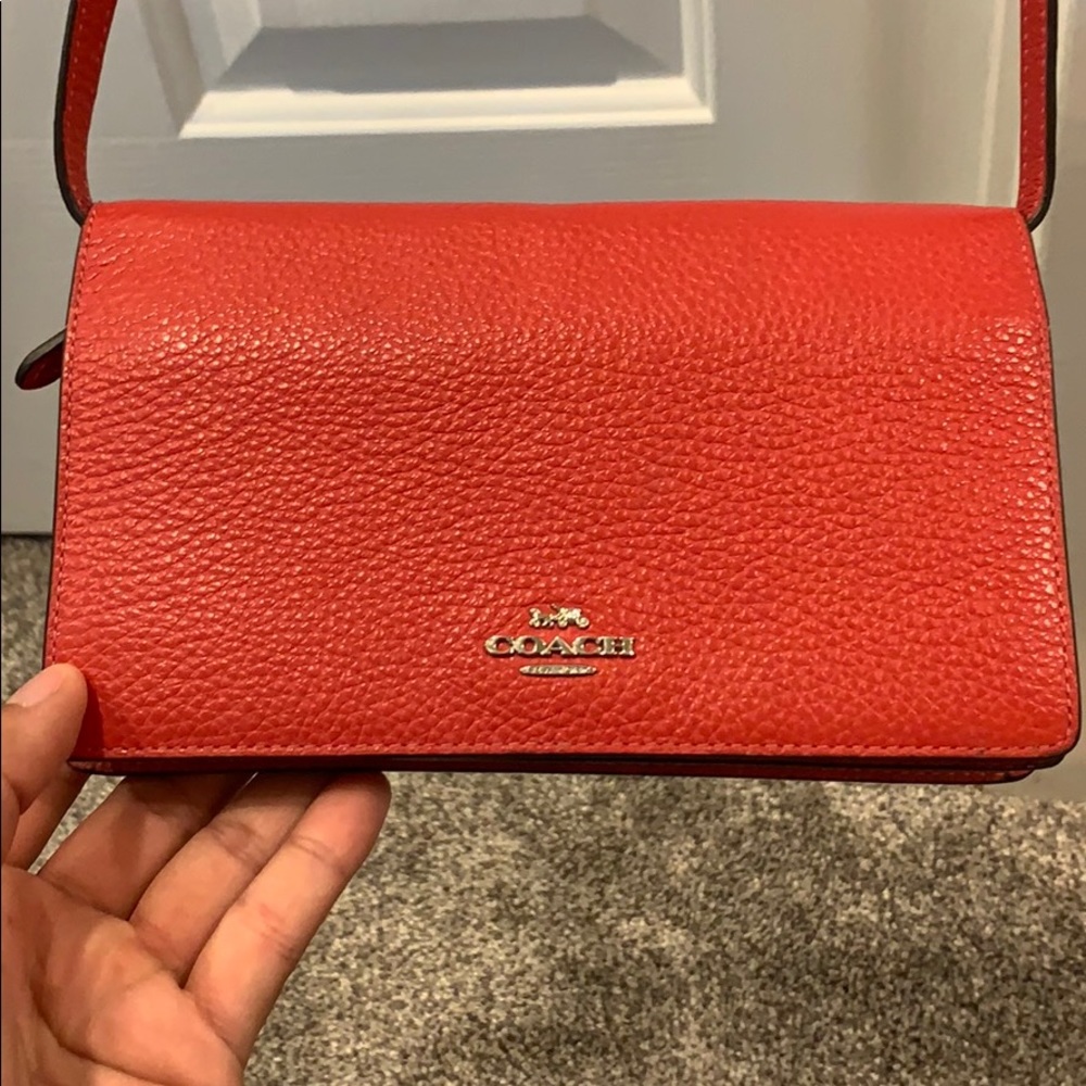 Coach NY cross body & changeable hand clutch